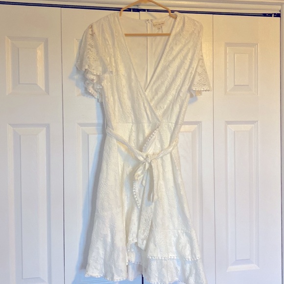 Southern Fried Chics Dresses & Skirts - Southern Fried Chics Size xxl white ruffle lace dress brand new